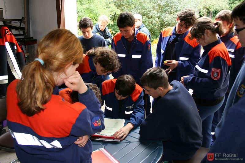 Bild 7 von 30 Feuerwehrwissen wird abgefragt