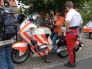 Ebenfalls vom BRK Fürth das Notarzt-Motorrad.
  